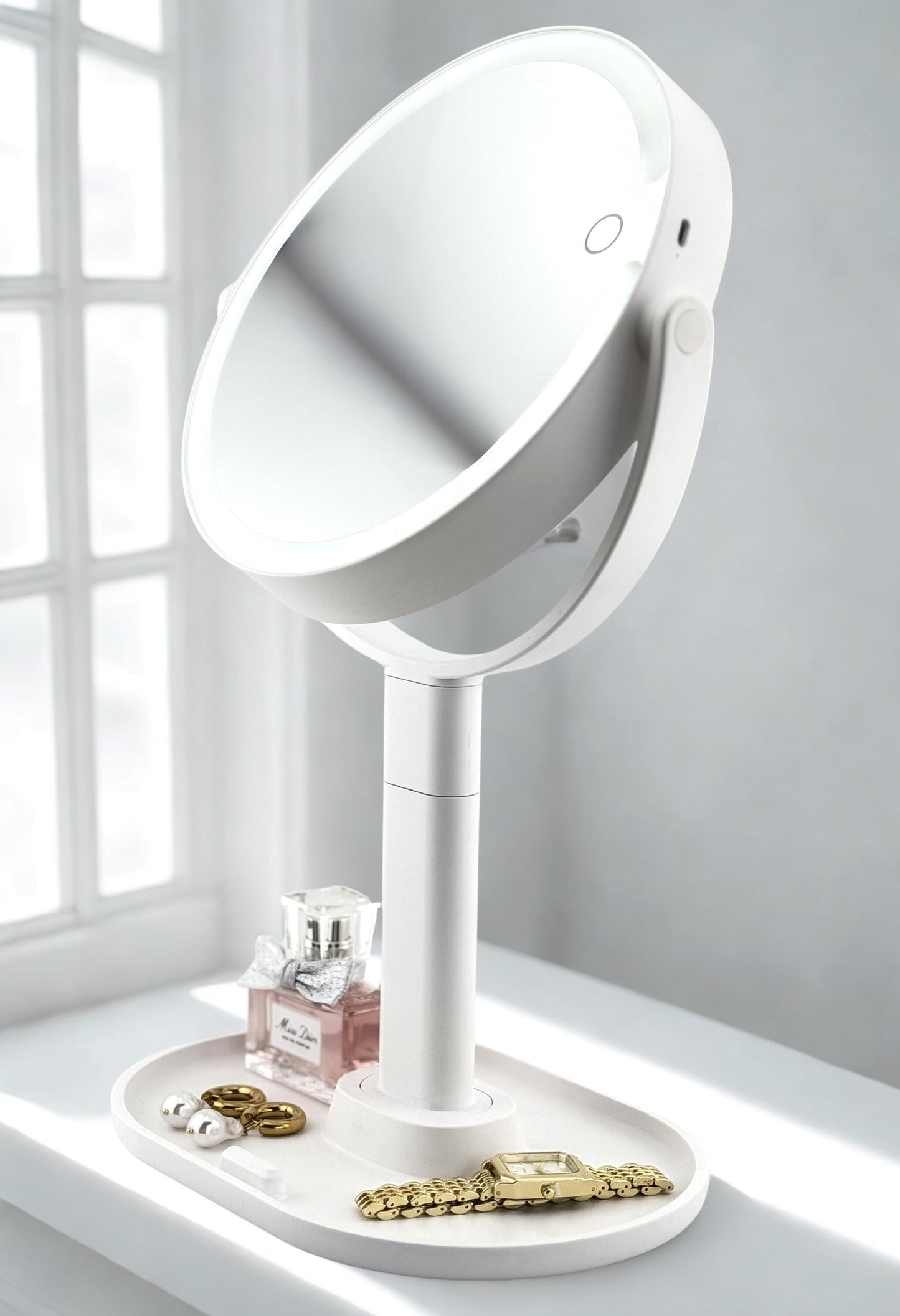 VANITY PRO - Profi LED-es sminktükör - Tökéles fény minden helyzetben